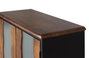 GINER Y COLOMER Aparador de madera de mango y metal negro